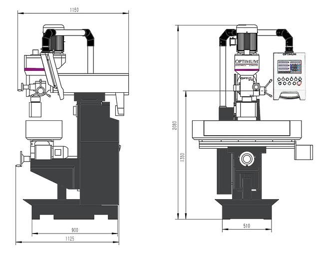 Universalfräsmaschine