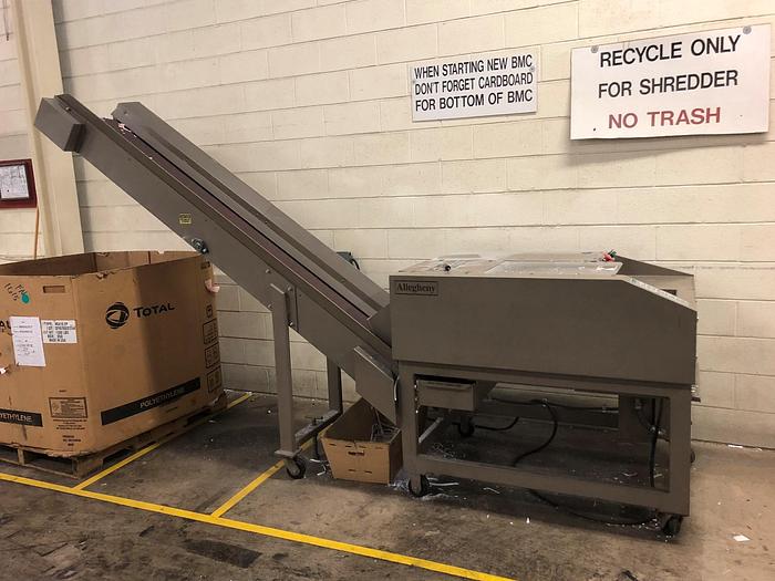 Used ALLEGHENY MODEL 16-150 16" WIDE PAPER SHREDDER