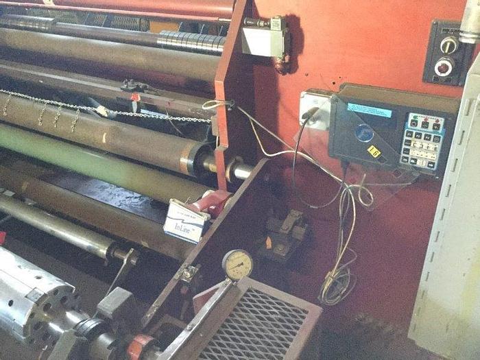 Used 62" DUSENBERY DUPLEX SLITTER REWINDER MDL. 10000