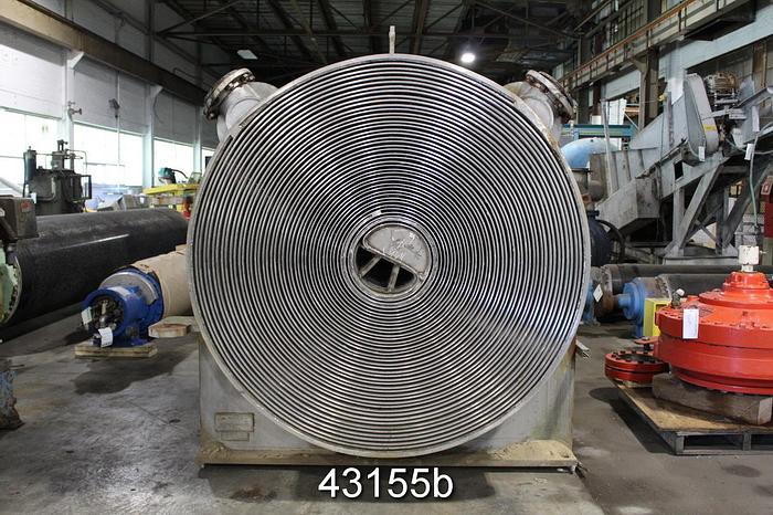 Used Alfa Laval Type 1-H Spiral Heat Exchanger #43155