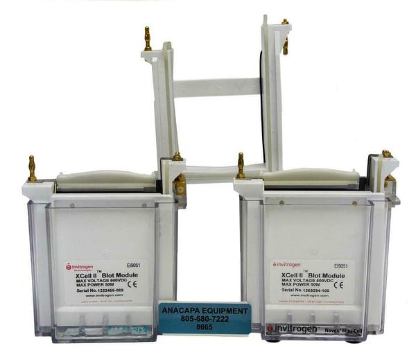 Used Invitrogen XCell Electrophoresis Novex Mini-Cell & Blot Module Lot of 2 (8665)W