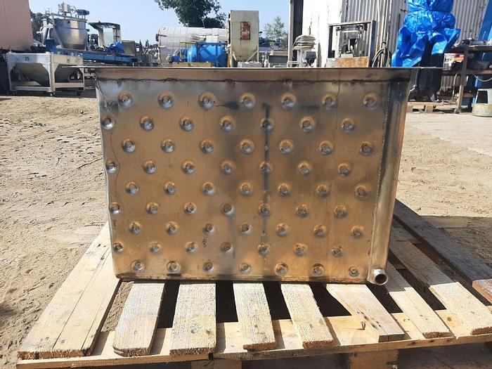 Used Tank, 60 Gallon, S/st, Jkt, OT/FB, Square Tote #C744547