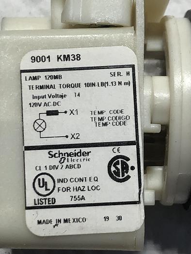 SCHNEIDER 9001 KM38 SERIES G PILOT LIGHT WITHOUT LENS (MP)