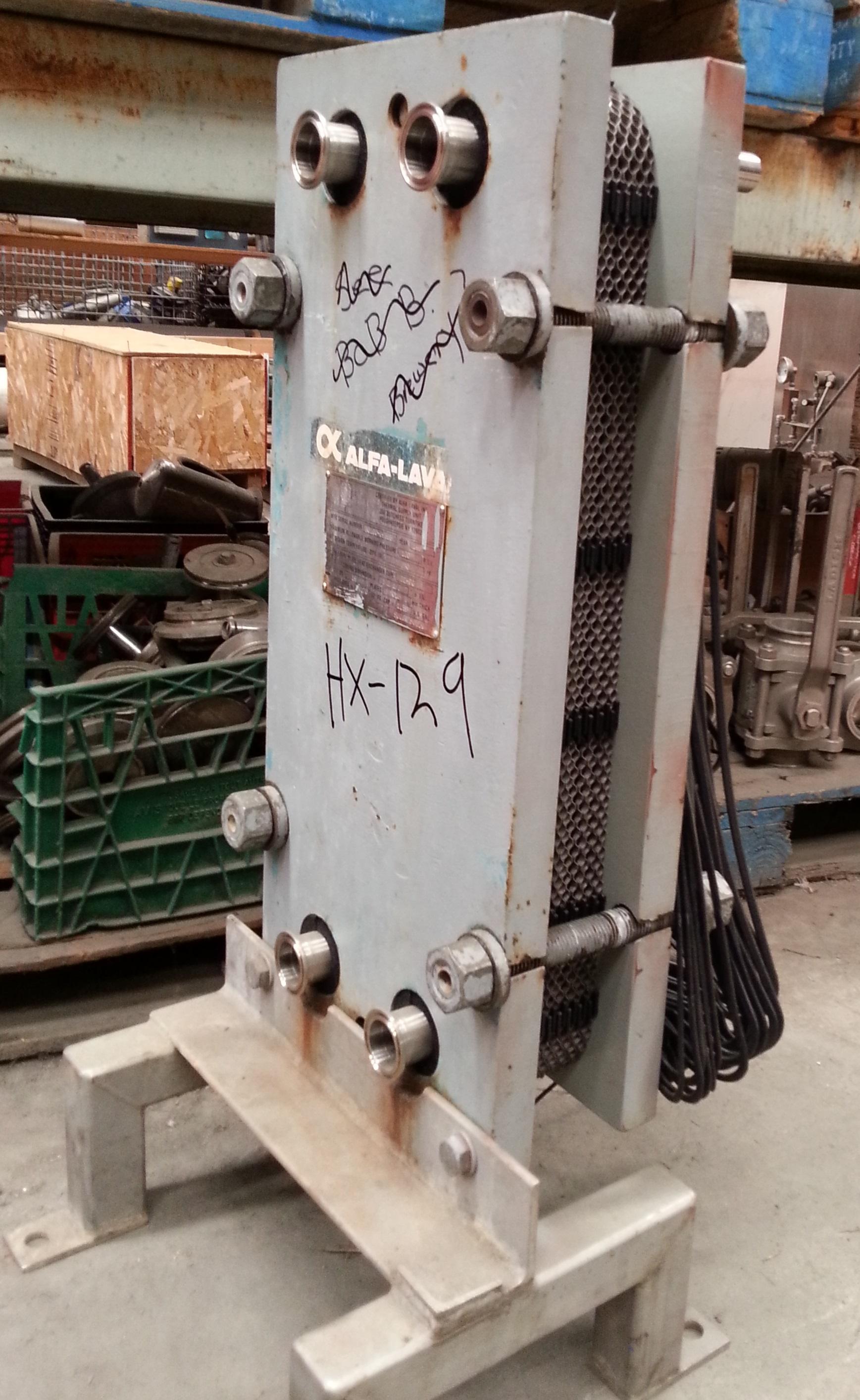 Usado 25 SQ. FT. ALFA LAVAL PLATE HEAT EXCHANGER