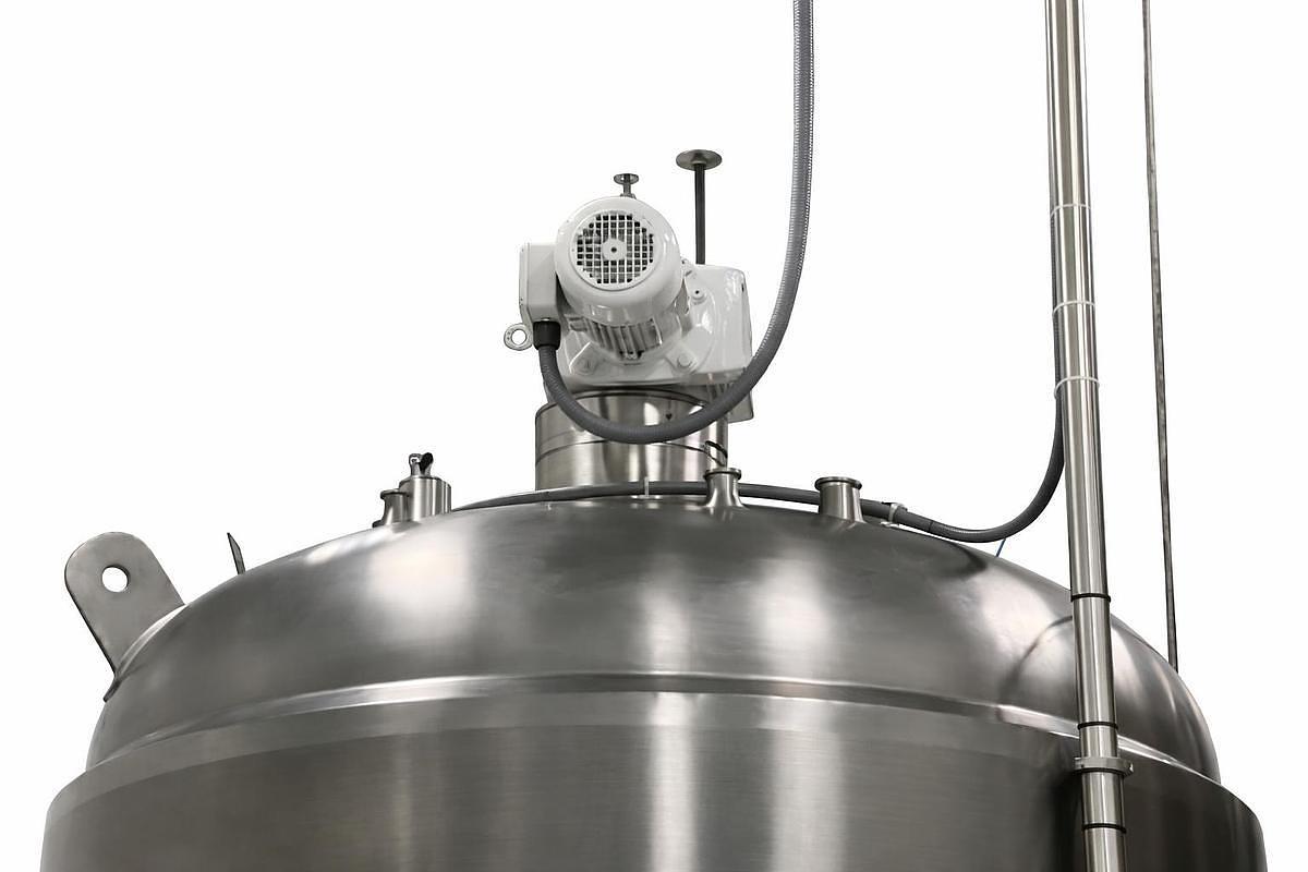 1000 Gallon Stainless Steel Jacketed Mixing Tank with Agitator