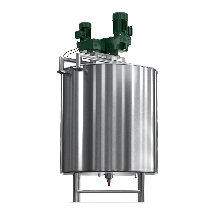 500 Gallon Stainless Steel Jacketed Mixing Tank with Agitator