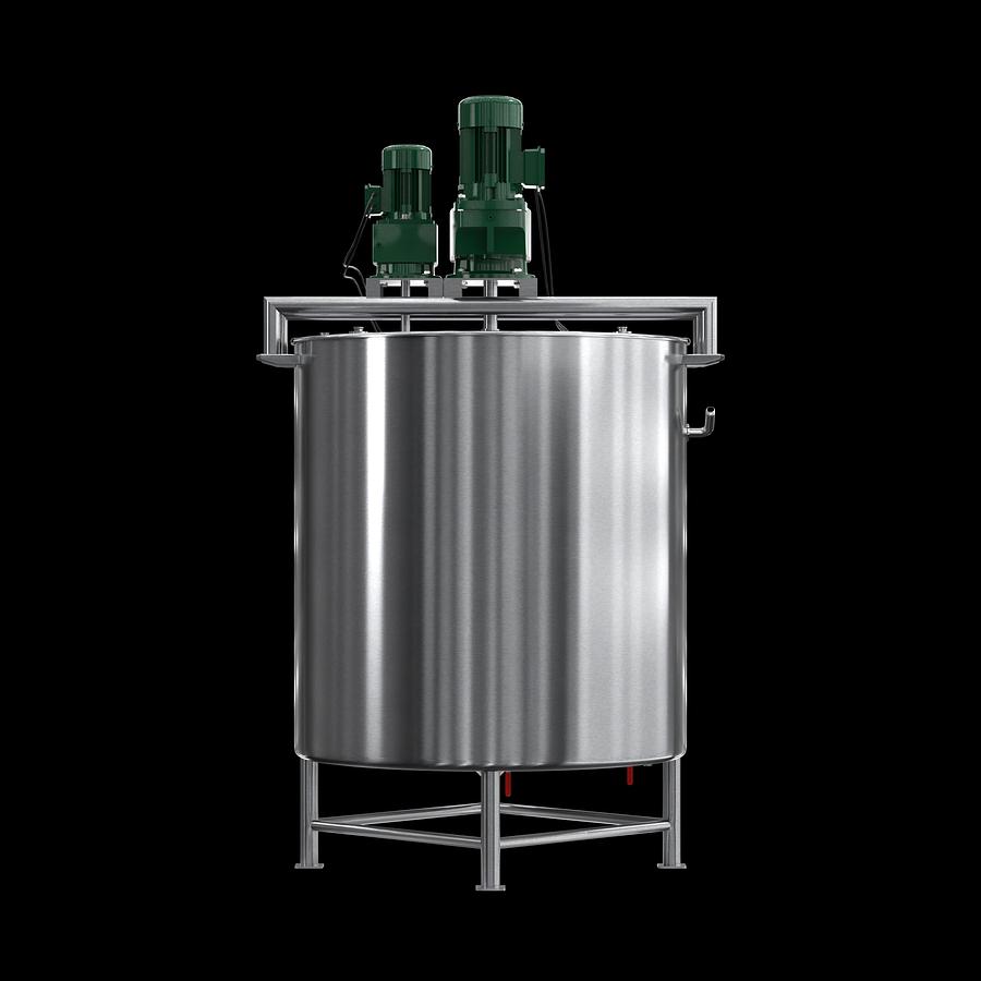 100 Gallon Stainless Steel Jacketed Mixing Tank with Agitator