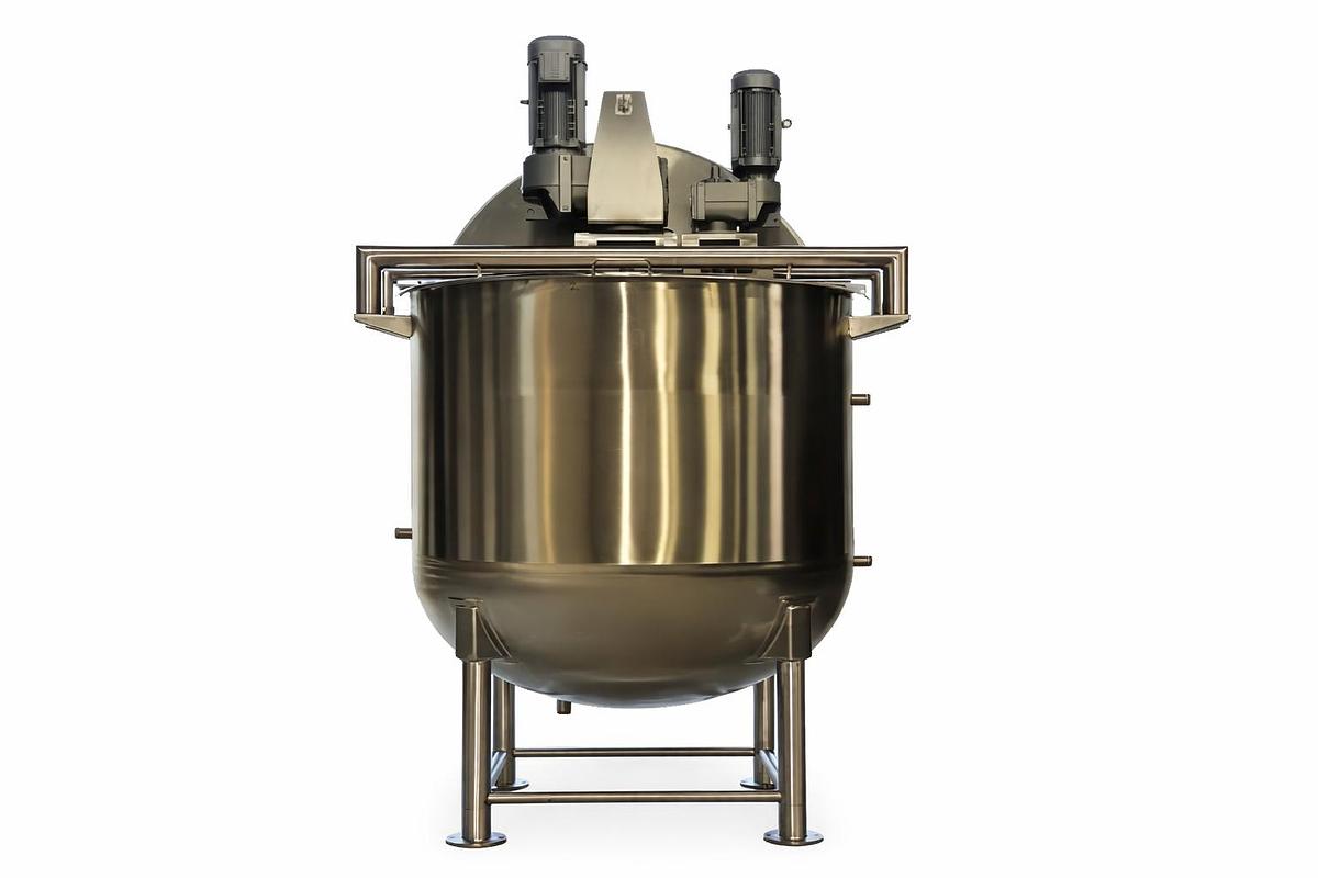 750 Gallon Stainless Steel Steam Jacketed Kettle with Agitator