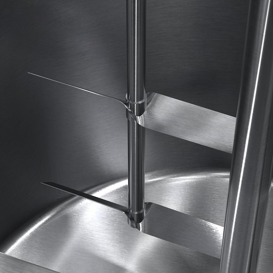 250 Gallon Stainless Steel Jacketed Mixing Tank with Agitator