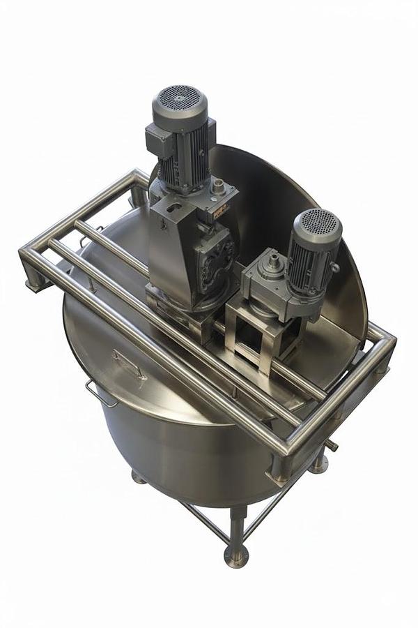300 Gallon Stainless Steel Steam Jacketed Kettle with Agitator