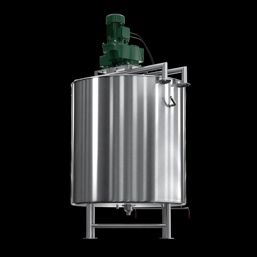 100 Gallon Stainless Steel Jacketed Mixing Tank with Agitator