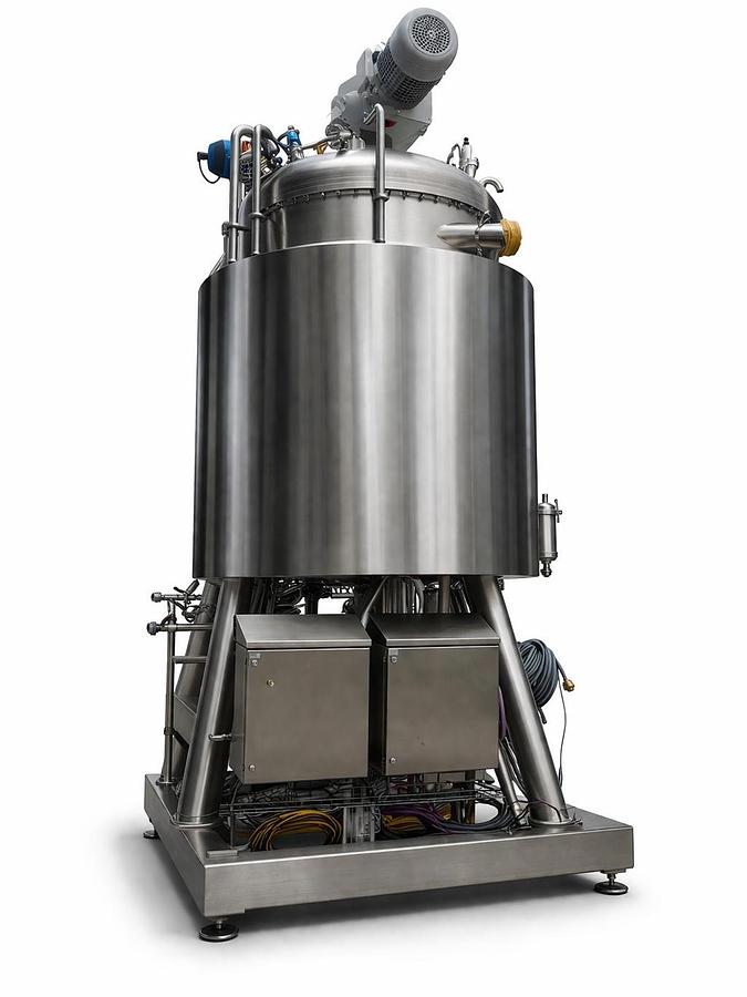 1000 Gallon Stainless Steel Jacketed Vacuum Pressure Vessel