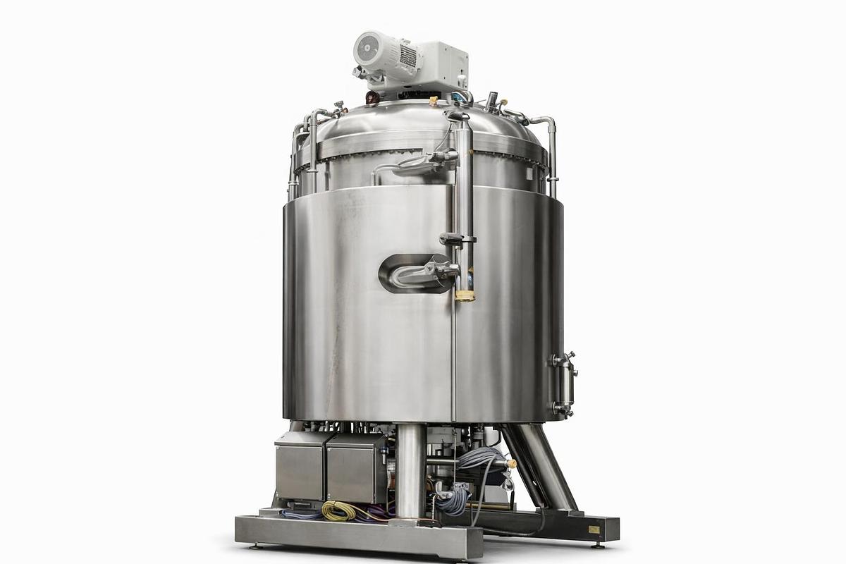 1000 Gallon Stainless Steel Jacketed Vacuum Pressure Vessel
