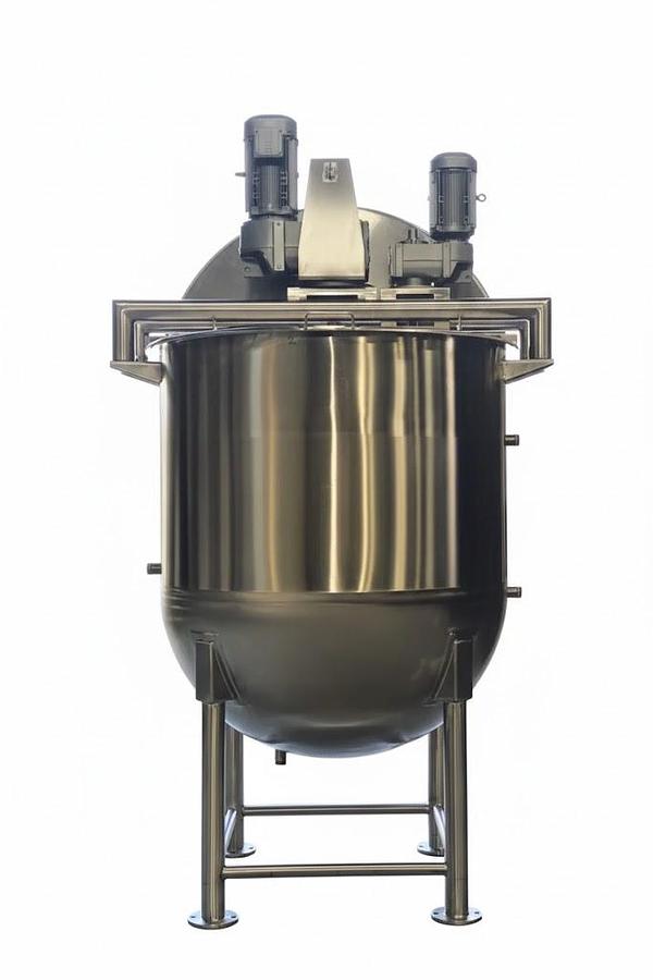 750 Gallon Stainless Steel Steam Jacketed Kettle with Agitator
