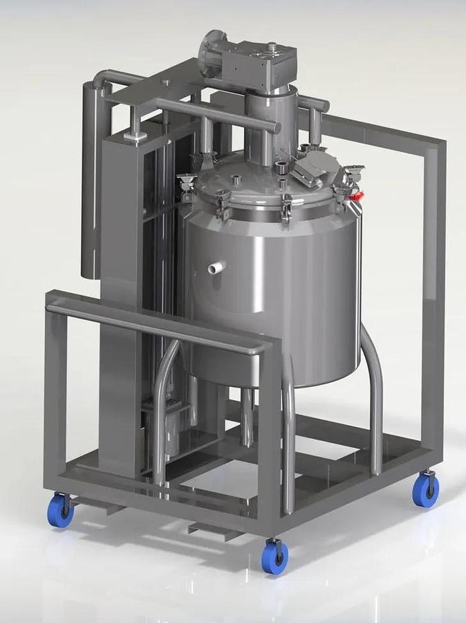100 Gallon Stainless Steel Jacketed Vacuum Pressure Vessel