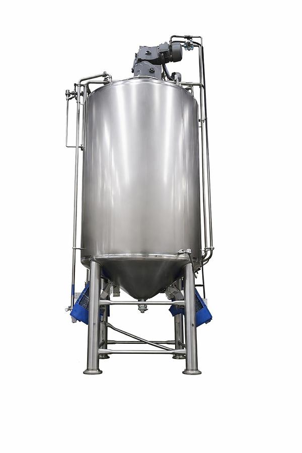 5000 Gallon Stainless Steel Jacketed Mixing Tank with Agitator