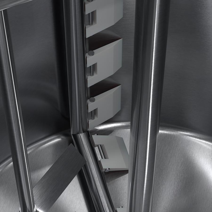 100 Gallon Stainless Steel Jacketed Mixing Tank with Agitator