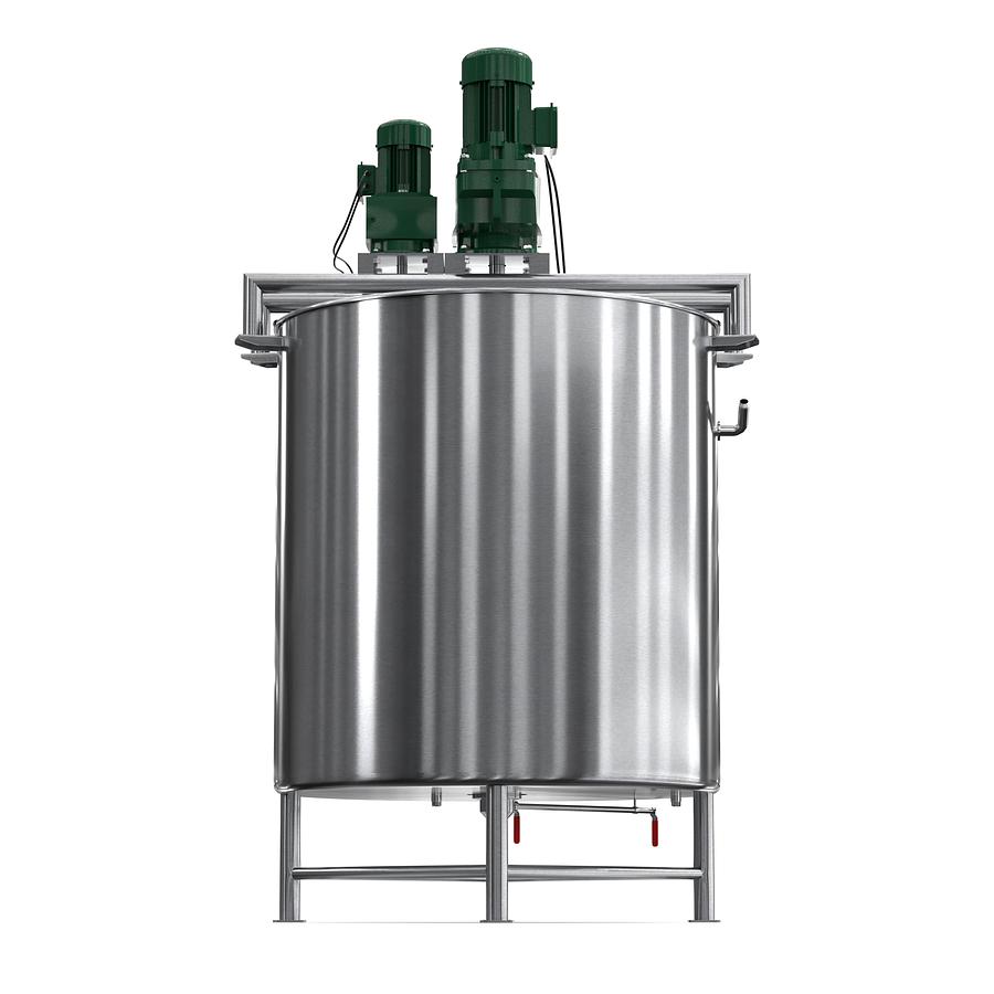 2000 Gallon Stainless Steel Jacketed Mixing Tank with Agitator