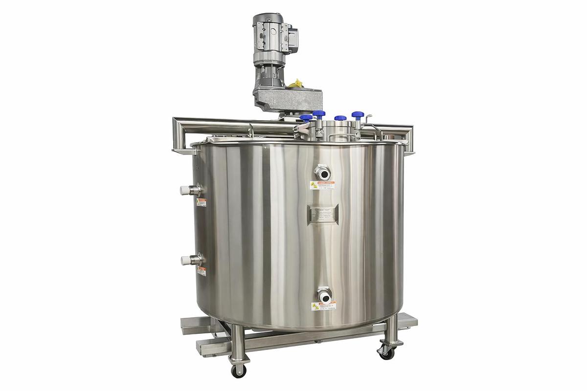 500 Gallon Stainless Steel Jacketed Mixing Tank with Agitator