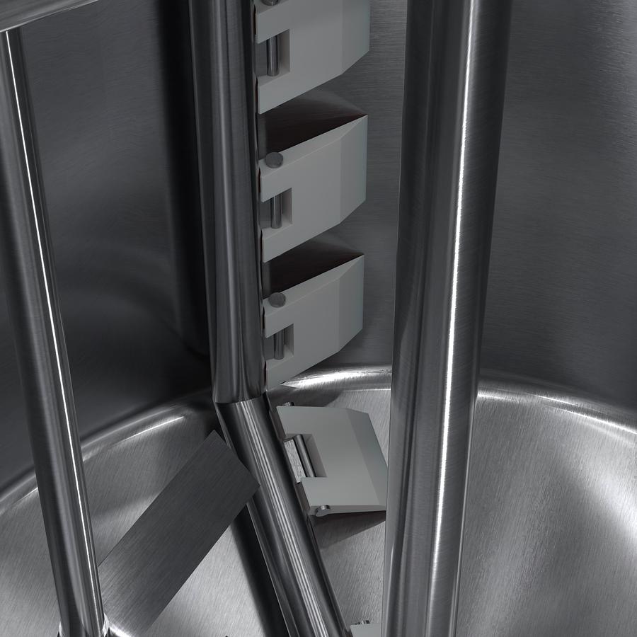 250 Gallon Stainless Steel Jacketed Mixing Tank with Agitator