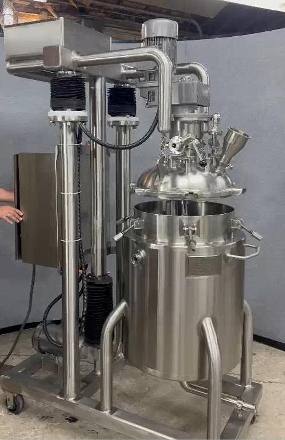 50 Gallon Stainless Steel Jacketed Vacuum Pressure Vessel