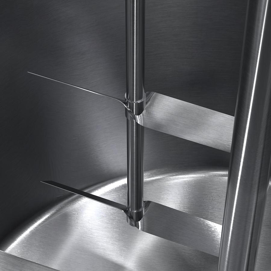100 Gallon Stainless Steel Jacketed Mixing Tank with Agitator