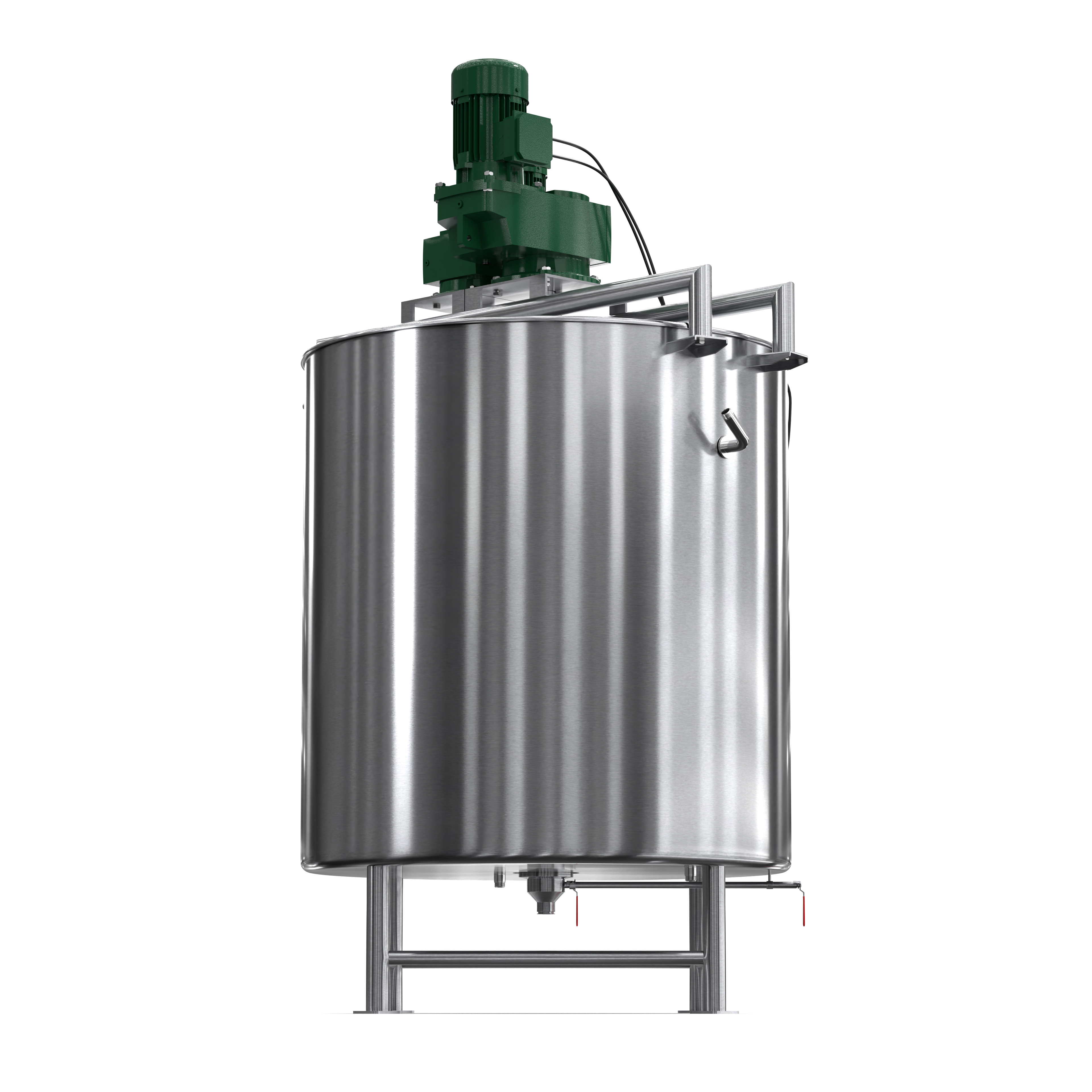 100 Gallon Stainless Steel Jacketed Mixing Tank with Agitator