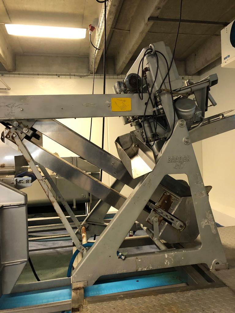 Used 2 x Baader complete cod filleting lines