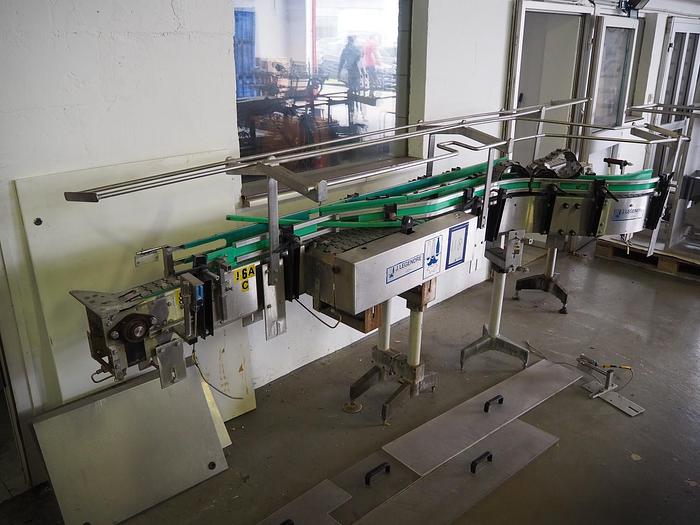 Gebraucht Scharnierplattentransportband