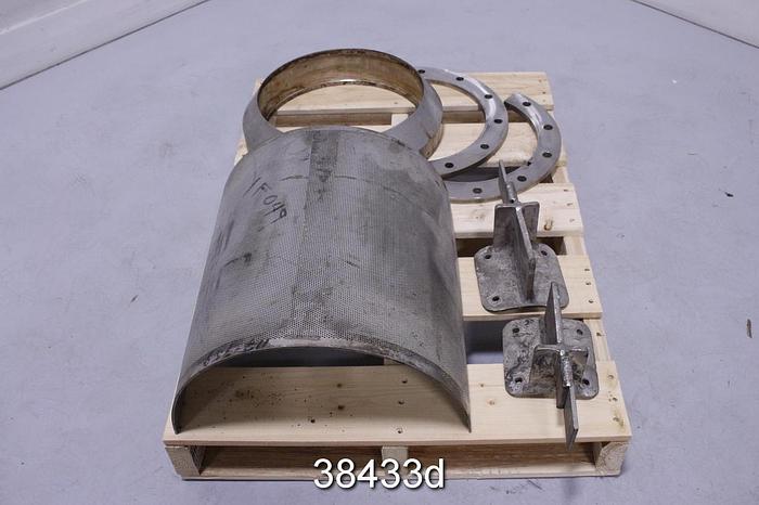 Used Thune SP45L Dewatering Screen Press Housing, Tending Side #38433