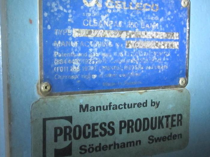 Used CELLECO MODEL 350 CLEANPAC 5" DIA. BANK of 32 SECONDARY