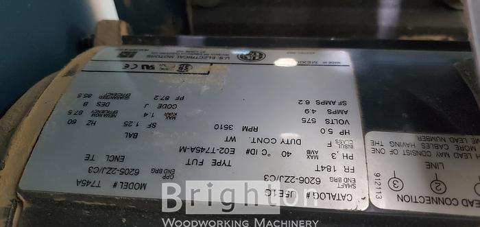 Used Belfab YDLWFAN 5HP Dust Collector