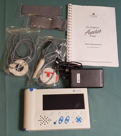Used Huntleigh Diagnostics Dopplex Assist Range+ACT3 AUS3 Ultraschalltransducer träger ohne Speicherkarte