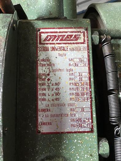 Usato PUNZONATRICE N° 15 OMES CEU 13