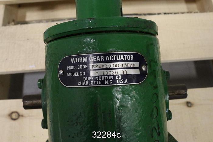 Used Duff Norton M10020-8B Worm Gear Jack #32284