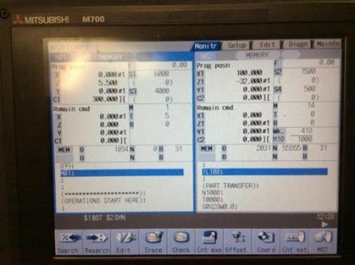 Used 2012 Dugard 42TT CNC Lathe