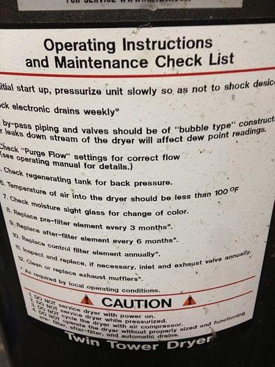 Used Dessicant Air Dryer