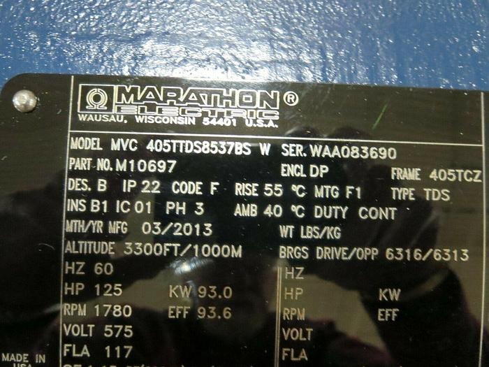 Marathon Electric 405TTDS8537BS