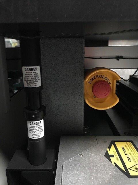 Used Newwave Research Accuscribe 2150 Laser Scribe System - Auto production model