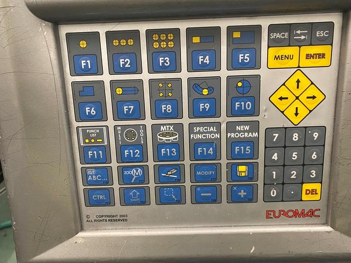 Used 2005 Euromac MTX INDEX CNC Punching Machine