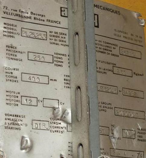 Gebraucht HYDRAULISCHE PERS COLLY 250T