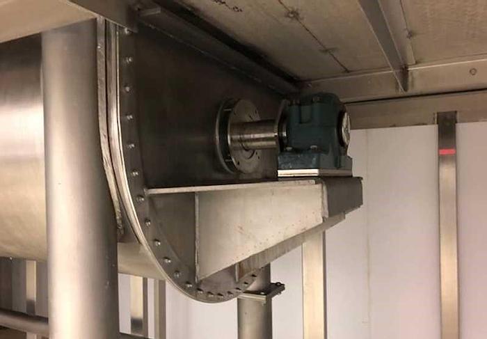 Used 100 CU. FT. LITTLEFORD DAY RIBBON BLENDER – S/S – 40 HP (#9724)