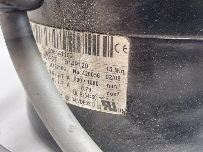 Used Weiss 5.5AZHK 80V-6T B14P120