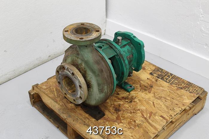 Used Goulds 3196 3x4x10 Pump, Stainless Steel Casing #43753