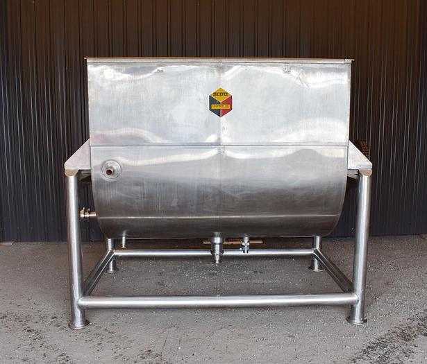 Used 100 CU. FT. SCOTT RIBBON BLENDER – S/S – JACKETED – 5 HP (#9636)