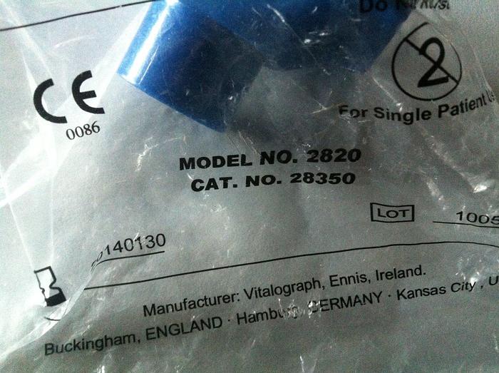Gebraucht vitalograph bacterial viral filter 2820