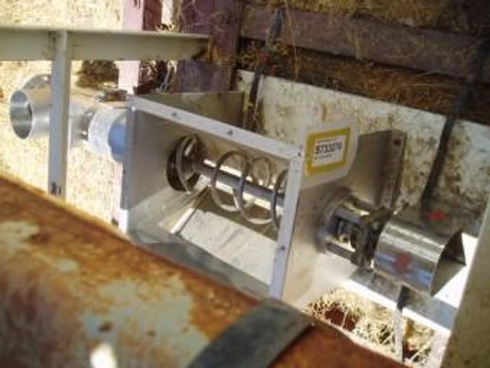 Used Feeder, Screw, 6" X 36", S/st, 1-1/2 HP, Mixing, #S733274