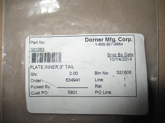 Used MISC DORNER MOTOR PARTS AND ACCESSORIES