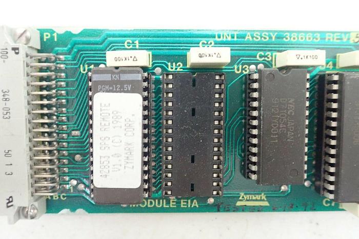 Used Zymark 38663 Remote Board Module EIA w/ Cable