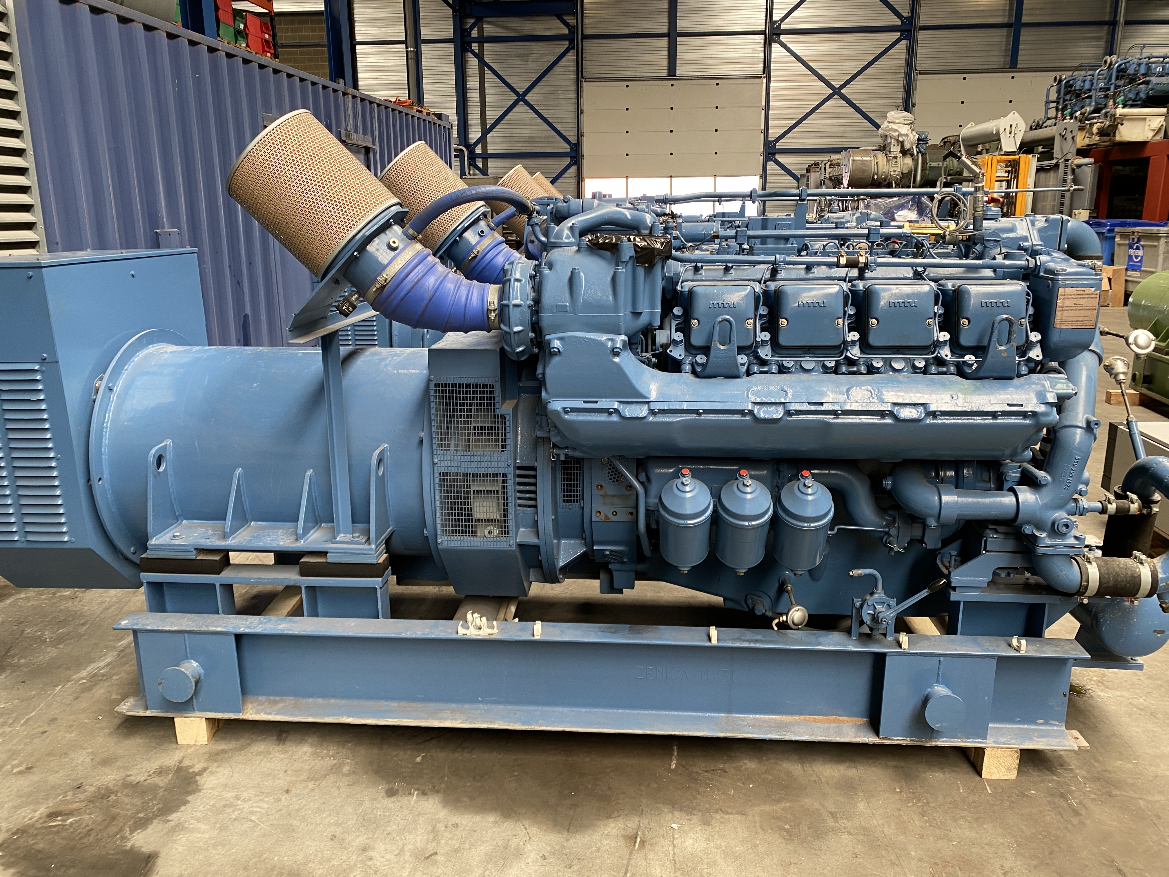 Used MTU 8V-396TC33/34 / A.VAN KAICK 950 KVA  GEN.SET